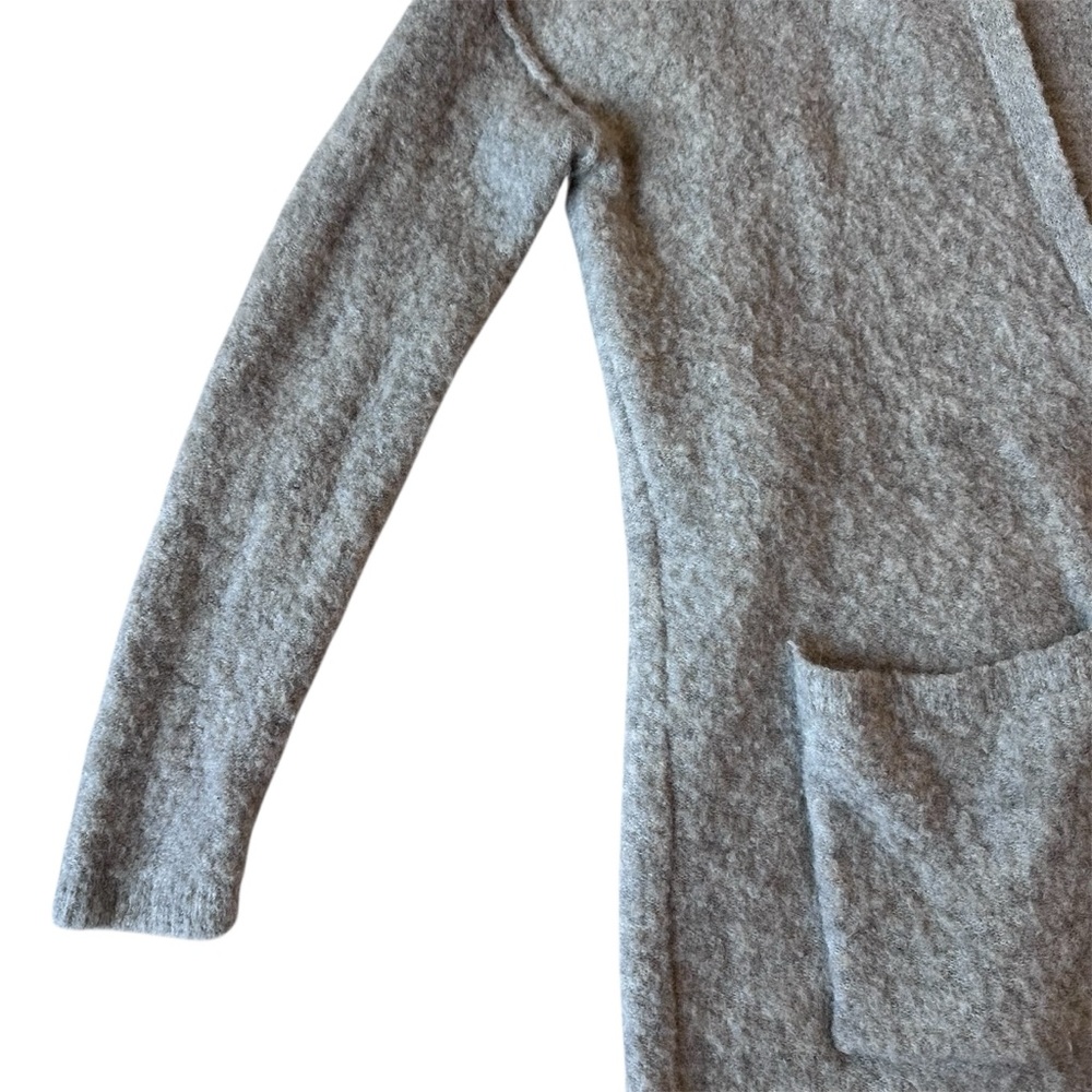 Free People Gray Phantom Open Cardigan Sz M - Picture 7 of 16